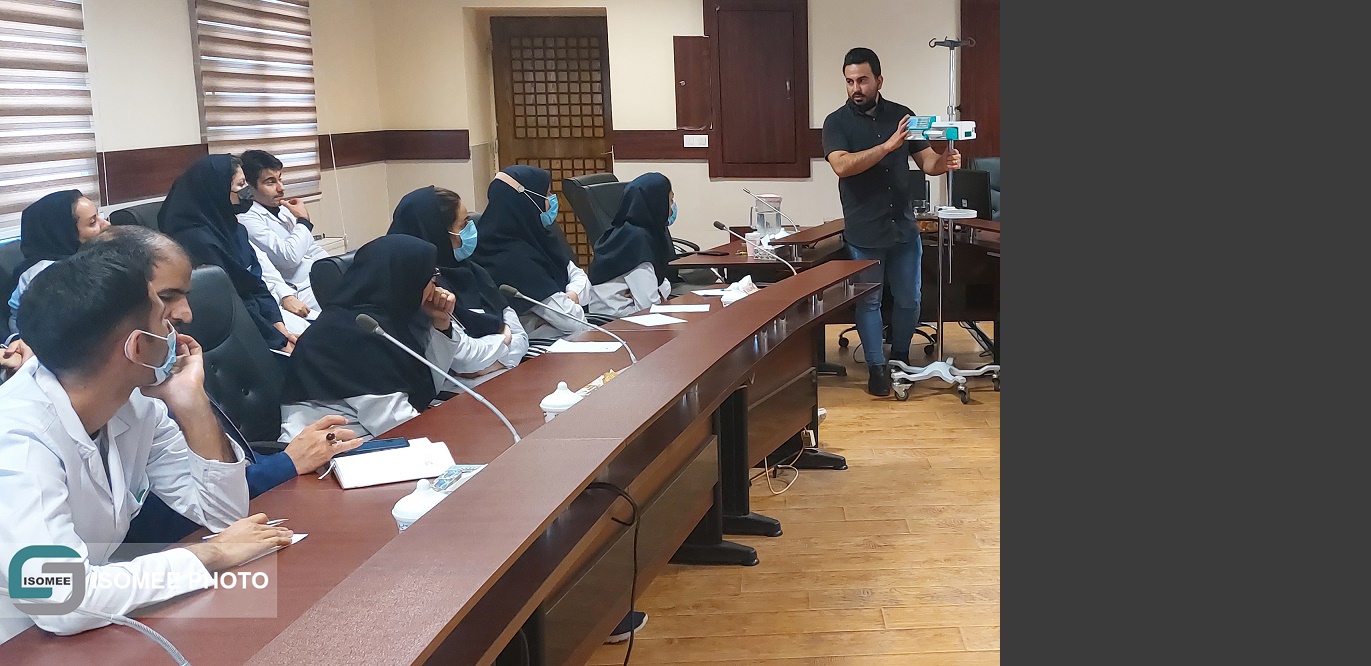 برگزاری دوره آموزشی محصولات شرکت مدیا کاوش در بیمارستان شهید صدوقی یزد